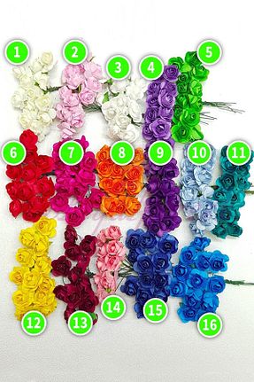 گل خشک و مصنوعی آبی Hayalperest boncuk - کد 60332993
