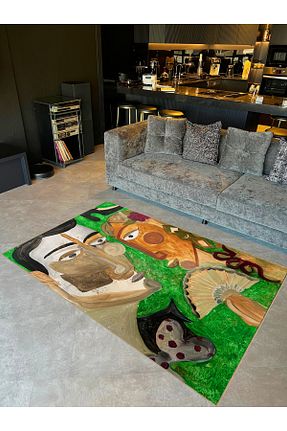 فرش رنگی قابل شستشو Rugs Modern Halı - کد 894537516