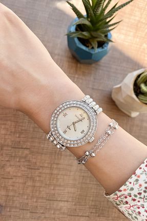 ساعت مچی سفید زنانه 38 میلی متر Daniel Klein - کد 331553132