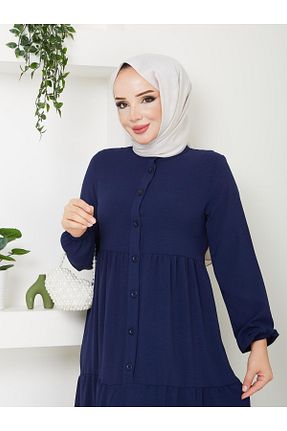 لباس حجاب سرمه ای زنانه رگولار Rema - کد 894589923