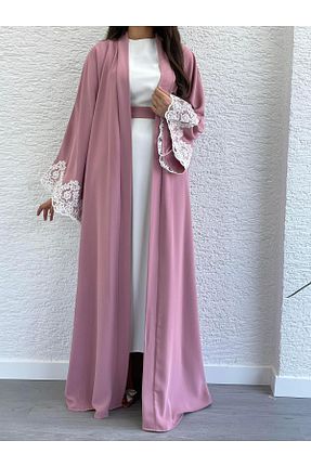 کلاه و ابایا صورتی زنانه بافتنی MELEK ARAZ - کد 894598410