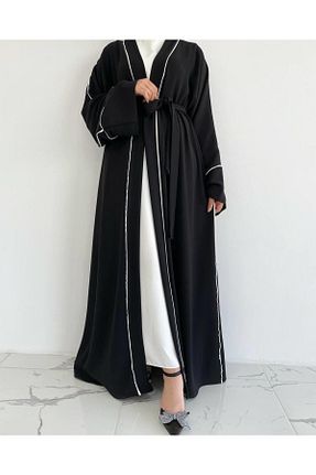 کلاه و ابایا مشکی زنانه بافتنی MELEK ARAZ - کد 894597603