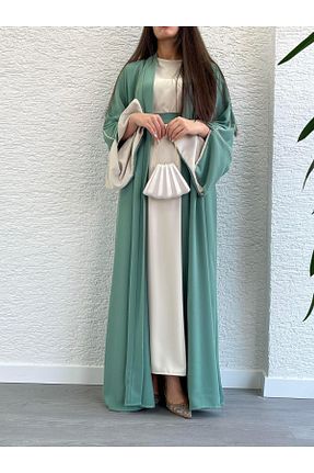 کلاه و ابایا سبز زنانه پنبه ای MELEK ARAZ - کد 894598115