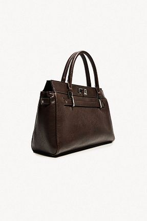کیف دستی قهوه ای زنانه Bershka - کد 894590985