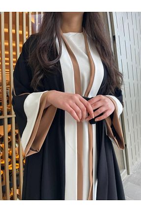 کلاه و ابایا قهوه ای زنانه بافتنی MELEK ARAZ - کد 894597599
