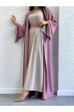 کلاه و ابایا صورتی زنانه بافتنی MELEK ARAZ - کد 894597985