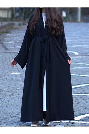 کلاه و ابایا مشکی زنانه بافتنی MELEK ARAZ - کد 894598137