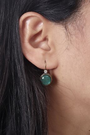 گوشواره جواهر متالیک منجق Süspüs Accessories - کد 894660958