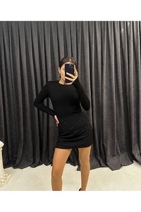 بادی مشکی زنانه یقه دوچرخه Butik - کد 894649196