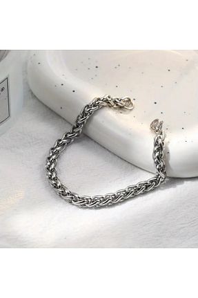 دستبند استیل (فولاد) متالیک مردانه استیل (فولاد) Bay hediye - کد 894679104