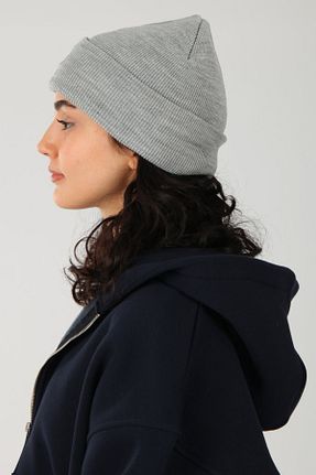 کلاه پشمی طوسی زنانه Coredra - کد 894699482