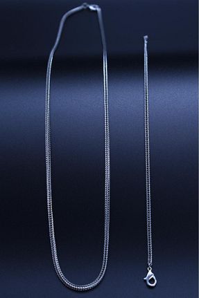 گردنبند جواهر زنانه روکش نقره Piercing Market Steel & Silver - کد 818926997
