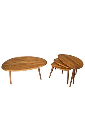 میز جلو مبلی قهوه ای چوب Fawdecor - کد 894721365