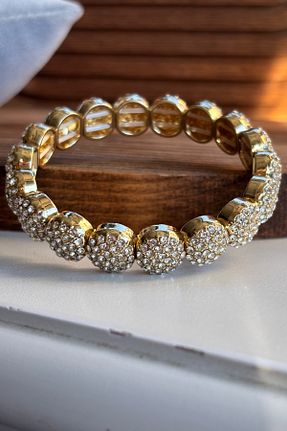 دستبند استیل (فولاد) زرد زنانه استیل (فولاد) Berrin Silver - کد 893486424
