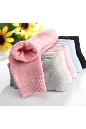 جوراب قهوه ای زنانه پنبه ای HANKARAYEL - کد 854871026