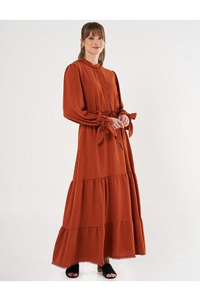 لباس حجاب نارنجی زنانه رگولار Kayra - کد 894762079