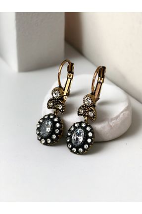 گوشواره جواهر سفید زیرکن FAYRA ACCESSORIES - کد 823559251