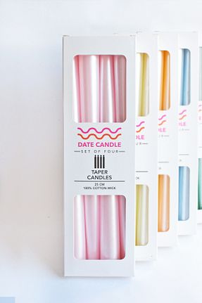 شمع متالیک Kokusuz Date Candle - کد 894783831