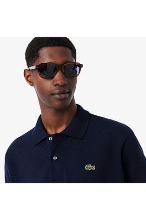 پولوشرت سرمه ای مردانه %100 پنبه Lacoste - کد 3070075