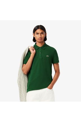 پولوشرت سبز مردانه پنبه ای Lacoste - کد 3069383