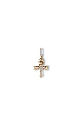 مدال سفید 14 عیار Ema Jewellery - کد 738056894