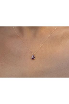 گردنبند طلا سبز زنانه 14 عیار Safir Kuyumculuk - کد 69231708