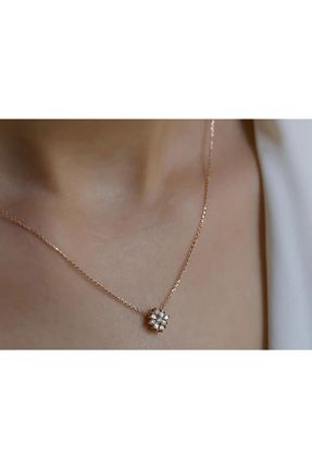 گردنبند الماس سفید 0,01 - 0,20 Safir Kuyumculuk - کد 6347402