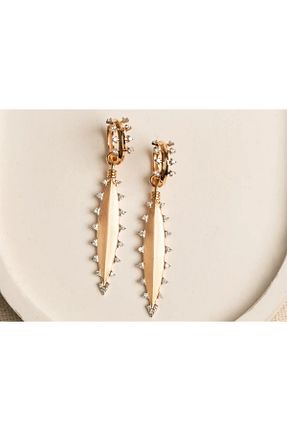 گوشواره الماس صورتی 0,6-1 Safir Kuyumculuk - کد 284750189