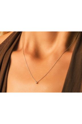 گردنبند الماس زرد 0,01 - 0,20 Safir Kuyumculuk - کد 243884364