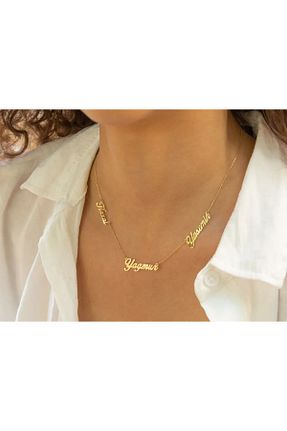 گردنبند طلا زرد زنانه 14 عیار Safir Kuyumculuk - کد 250692879