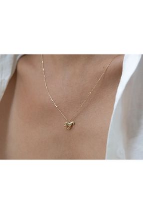 گردنبند طلا طلائی زنانه 14 عیار Safir Kuyumculuk - کد 101205881