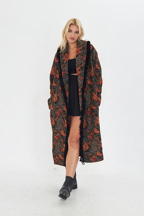 کت رنگی زنانه اورسایز Kutaf - کد 896491014