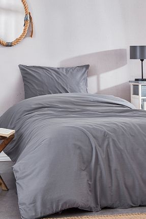 روتختی تک نفره طوسی پنبه ای Medaillon Home - کد 779765241