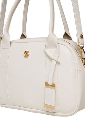 کیف پستچی سفید زنانه چرم مصنوعی U.S. Polo Assn. - کد 894893629
