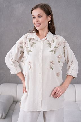 ست بالاتنه و پائین تنه نباتی زنانه بافتنی MVStore - کد 894886121