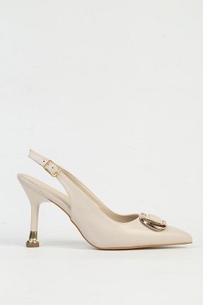 کفش پاشنه بلند کلاسیک نباتی زنانه پاشنه ضخیم Pierre Cardin - کد 894891672