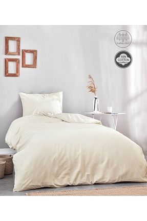 روتختی تک نفره بژ پنبه ای Medaillon Home - کد 779765295