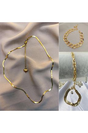 گردنبند استیل ( فولاد ) زرد استیل (فولاد) Meyras Touch - کد 894887998