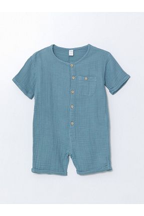 سرهمی آبی بچه گانه آستین استاندارد LC Waikiki - کد 896494614
