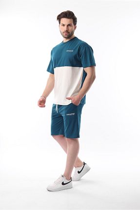 شلوارک و برمودا آبی مردانه رگولار Madmext - کد 894810063