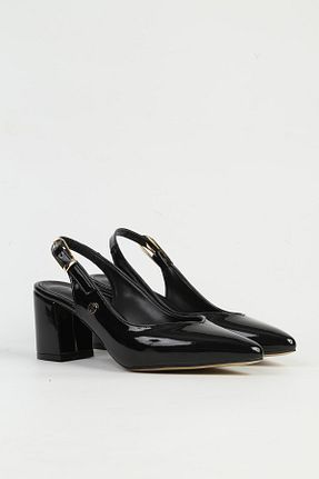 کفش پاشنه بلند کلاسیک مشکی زنانه پاشنه ضخیم Pierre Cardin - کد 894837357
