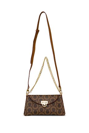 کیف دوشی قهوه ای زنانه چرم مصنوعی U.S. Polo Assn. - کد 894895582