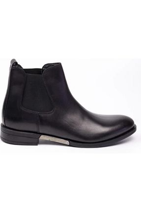 بوت / نیم بوت مشکی مردانه چرم خالص MARCOMEN - کد 894856372