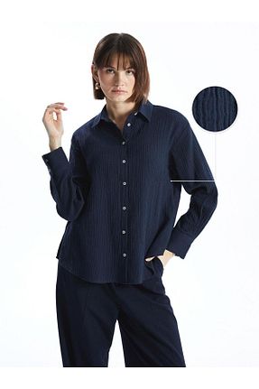 پیراهن آبی زنانه رگولار LC Waikiki - کد 894886920