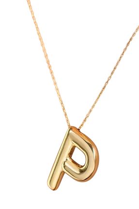 گردنبند طلا رنگی زنانه 14 عیار K KRAFTIVA JEWELRY - کد 896514296