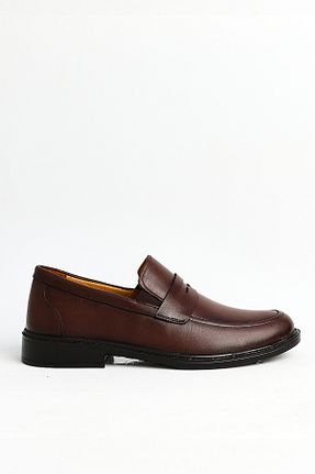 کفش کلاسیک قهوه ای مردانه چرم خالص Greyybull Shoes - کد 894937763
