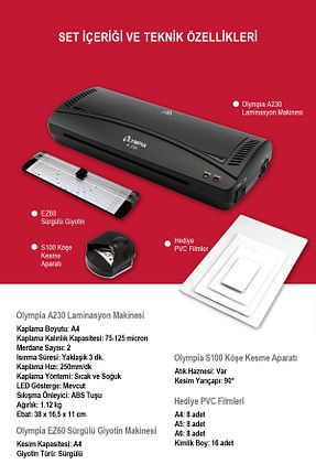 ماشین صحافی و لوازم صحافی Olympia - کد 7123694