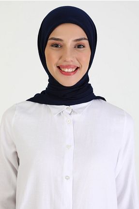 شال سرمه ای زنانه پنبه پلی استر HAREM SCARF - کد 893880561