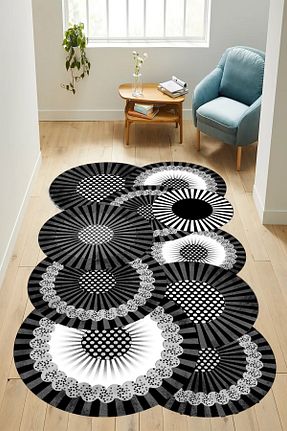 فرش طوسی آنتی باکتریال YTR HOME - کد 754039253
