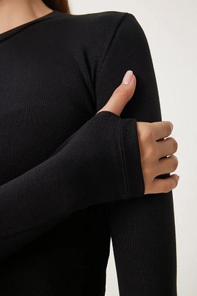 بلوز مشکی زنانه ساده Bled - کد 892654178